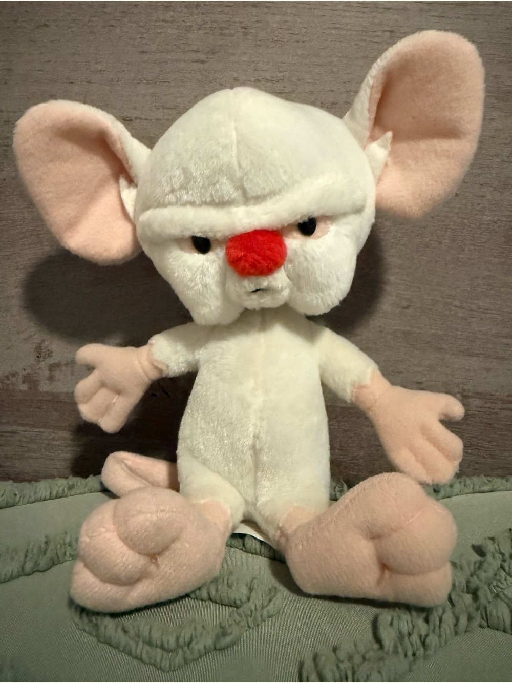 Dakin Animaniacs “Pinky & The Brain” Plush 1994 Warner Bros Vtg 9” MINT